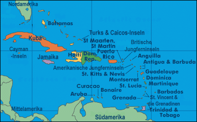 Map of Karibik